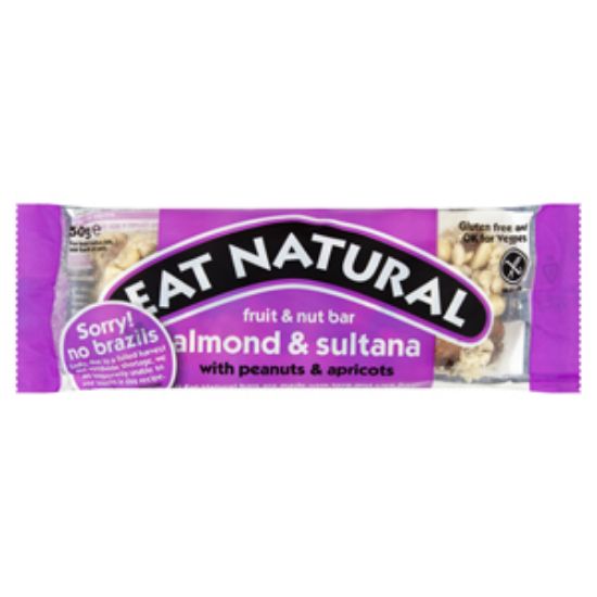 Picture of Eat Natural (Brazil) Sultana Peanut Almond 50gx12 